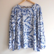 Nutmeg cieńszy sweter bluzka kwiaty r. 50