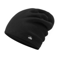 CZAPKA ZIMOWA MĘSKA NA POLARZE CZARNA