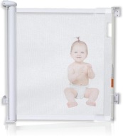 Babywak Rozkładana bramka schodowa, biała 140 cm , B1550