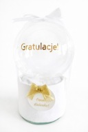 Personalizowany prezent z okazji narodzin, tort z pampersów, z imieniem