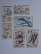 Czechosłowacja - zestaw sport - Mi. 1447-52 kas.