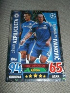 MATCH ATTAX 2015-2016 Chelsea F.C. Cesar Azpilicueta Branislav Ivanović 144