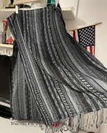 Pure classics Wiskoza nowy szalik Pareo srebrny