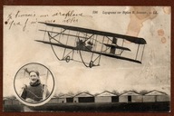 Samolot wojna lotnictwo biplan pilot pocztówka