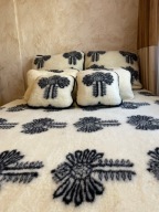 Komplet 100% wełna owcza Merino (155x200cm)