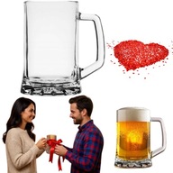 PREZENT NA WALENTYNKI UPOMINEK DLA NIEGO CHŁOPAKA MĘŻA KUFEL DO PIWA 500ML