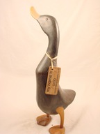 DUŻA FIGURKA Z DREWNA KACZKA DCUK 44 CM