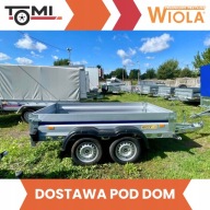 Przyczepa samochodowa Wiola KRAKUS PLUS dwuosiowa 750 dmc tania DOSTAWA