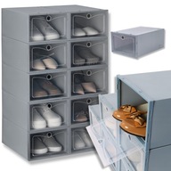 PUDEŁKO ORGANIZER NA BUTY DO SZAFY POJEMNIK POD ŁÓŻKO SZAFKA NA OBUWIE 10X