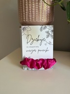 Podziękowanie podziękowania wieczór panieński frotka scrunchie