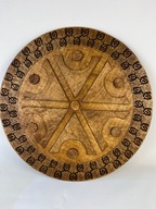 Dekoracja ścienna – Symbol Kolovrat (Perun) – rękodzieło ze sklejki