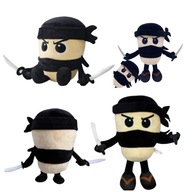 Maskotka Brainrot Cappuccino Assassino – Pluszak Ninja Kawa Tralalero