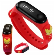 Zegarek elektroniczny smartwatch dla dzieci IRON MAN LED