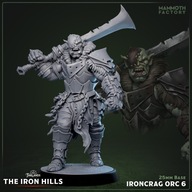 Ironcrag Orc 6 - Iron Hills - figurka RPG DnD D&D - druk 3D 14K