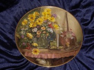 Talerz kolekcjonerski Royal Mosa dekoracyjny obraz porcelanowy Bradex