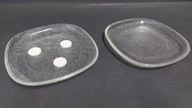 2 x szklana paterka design