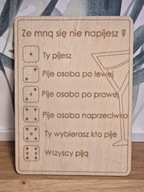 Gra Imprezowa Ze Mną Się Nie Napijesz? Grawer Prezent Personalizacja