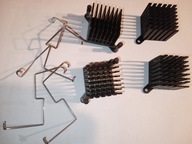 4x radiator aluminiowy chłodzenia 28X28X25 mm 28 X 28 X 25 czarny