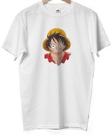 One Piece manga Luffy anime męska koszulka prezent