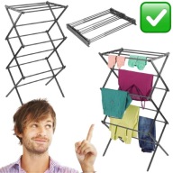 SUSZARKA DO BIELIZNY MAŁA STOJĄCA PIONOWA BALKONOWA SKŁADANA 57cm-100cm