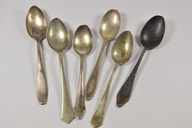 PRZEDWOJENNE ŁYŻKI ŁYŻECZKI 6 szt. CIEKAWE ZOBACZ!