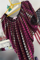 D oversize Matthew Williamson tunika różowa M