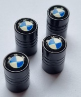 Nakrętki kapturki na wentyle BMW - czarne (4szt.)