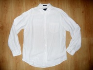 TATUUM 100% LEN NOWA BIAŁA LNIANA KOSZULA r XL 44
