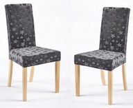 16657 POKROWIEC w gwiazdki AKSAMIT KOMPLET 2 SZT.