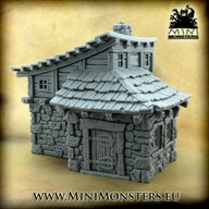 Dom z warsztatem - Oldhammer, Fantasy scenery, Teren do gier