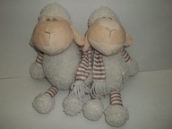 MASKOTI OWIECZKI OWCI PRZYTULANKI 2SZT 30CM