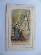 LWÓW ZWIASTOWANIE NAJŚWIĘTSZEJ MARYI PANNY przedwojenny ŚW. OBRAZEK