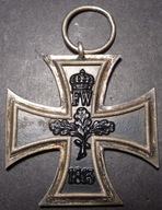 KRZYŻ ŻELAZNY EK2 1914 sygnowany S-W EISERNES KREUZ
