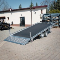 Laweta Samochodowa Brenderup 408x204 DMC 3,5T UCHYLANA, RAMPA NAJAZDOWA