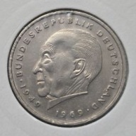 *NIEMCY [0212]*2 marki 1972 *G* Niemcy Zachodnie (RFN) Konrad Adenauer Herb