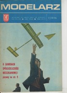 Modelarz 7/1976 UT-2M, Ford Escort, Trawler Fusiler, ORP Sokół