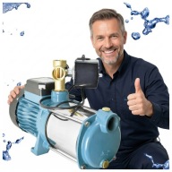 NOWA Pompa Hydroforowa Powierzchowna Inox Wody Wydajna MHI 1300 Z OSPRZĘTEM