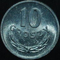 10 groszy 1968 - około menniczy egzemplarz