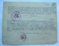 Akt urodzin i ślubu Stanisława Wierzbicka i Władysław Laczkowski Mińsk 1923