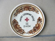 Patera KOŁO filia WŁOCŁAWEK : POLSKI CZERWONY KRZYŻ : Honorowy Dawca KRWI