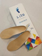 Wkładki ortopedyczne dziecięce na płaskostopie i koślawość rozmiary 25–35