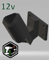 Uchwyt, wieszak na elektronarzędzia, wkrętarkę Parkside 12V na ścianę