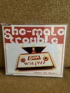 CD's - SHE-MALE TROUBLE - 'DOWN THE DRAIN' - punk rock, stan jak nowa