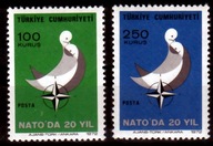 TURCJA - seria czysta ** z 1972 roku. X 1162.