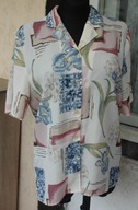 C&A sliczna bluzka w piekne kwiaty-irysy r 40-44