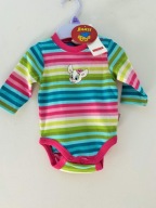 LINDEX-- BAMSE---BAWEŁNIANE BODY-- 0-1 M--56--NOWE