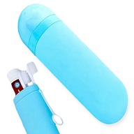 Pojemnik TURYSTYCZNY na SZCZOTECZKĘ i PASTĘ Do ZĘBÓW Zamykany NIEBIESKI