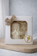 Świeca sojowa I Komunia Chrzciny Dziewczynka prezent | noya