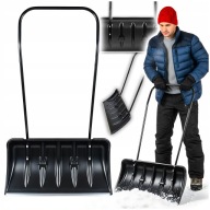 Zgarniacz do śniegu na kółkach łopata zgarniacze do odśnieżania pług ręczny