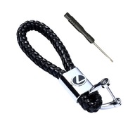 PLECIONY SKÓRZANY BRELOK NA KLUCZE do SAMOCHODU LEXUS